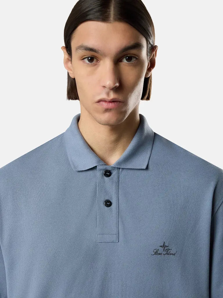 Polo coupe regular à manches courtes avec logo brod - CALVERO