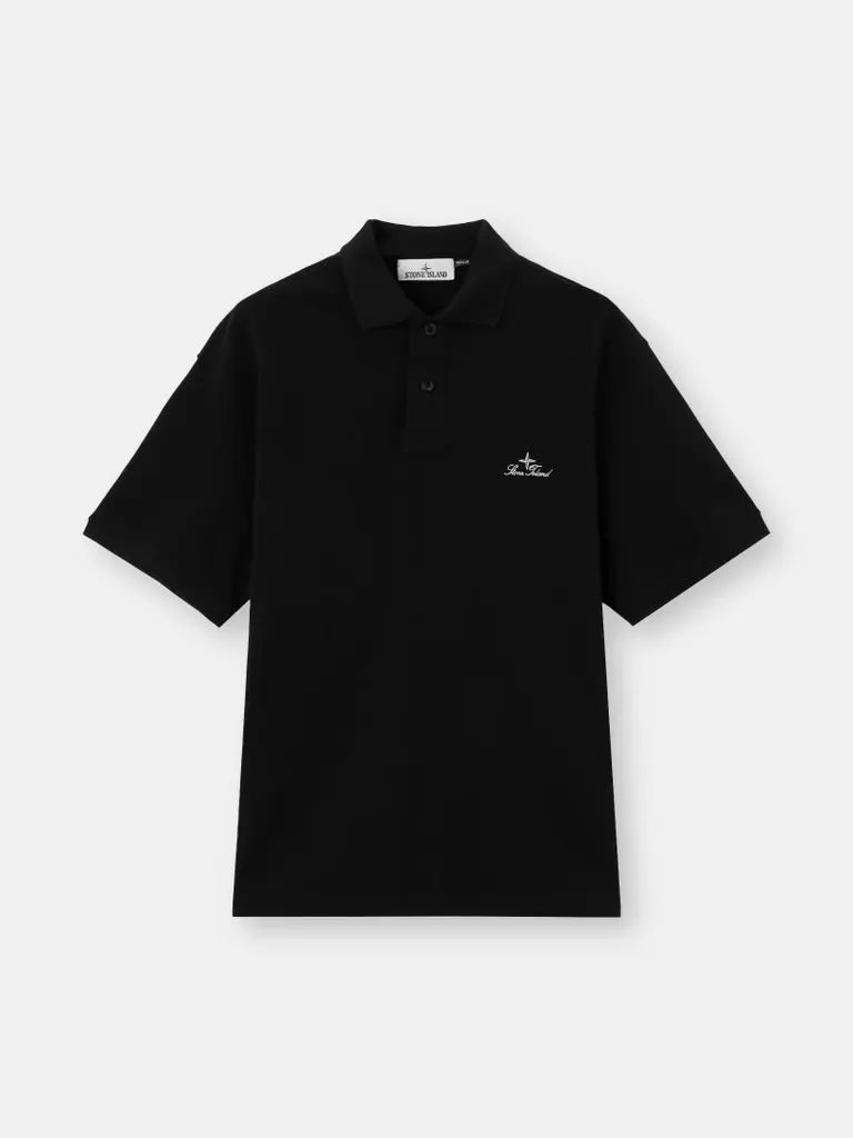 Polo coupe regular à manches courtes avec logo brod - CALVERO