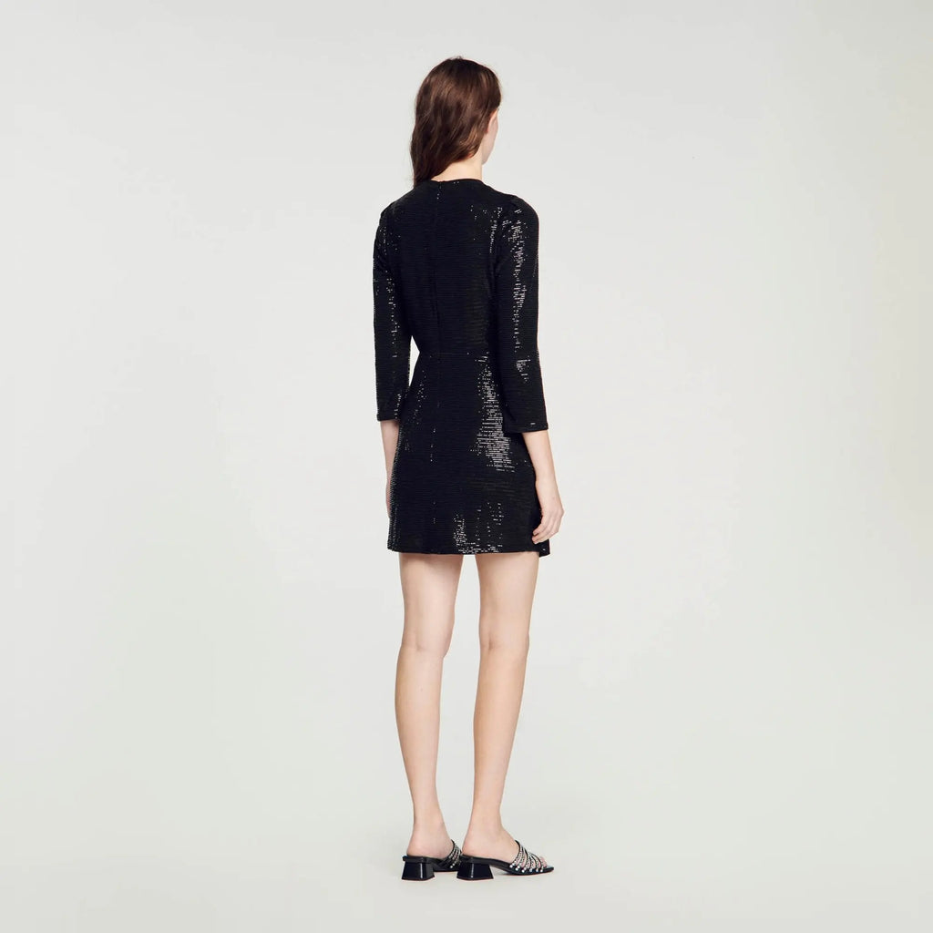 Robe courte à sequins - CALVERO