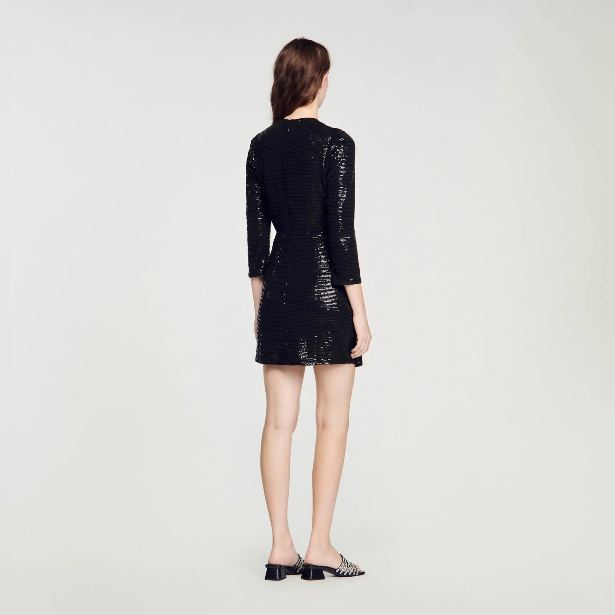 Robe courte à sequins - CALVERO