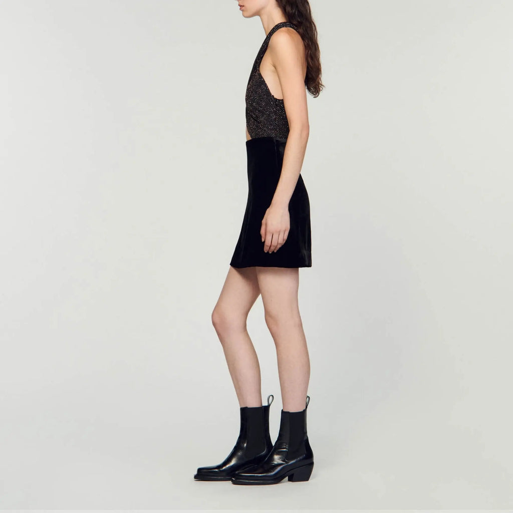 Robe courte bimatière - CALVERO