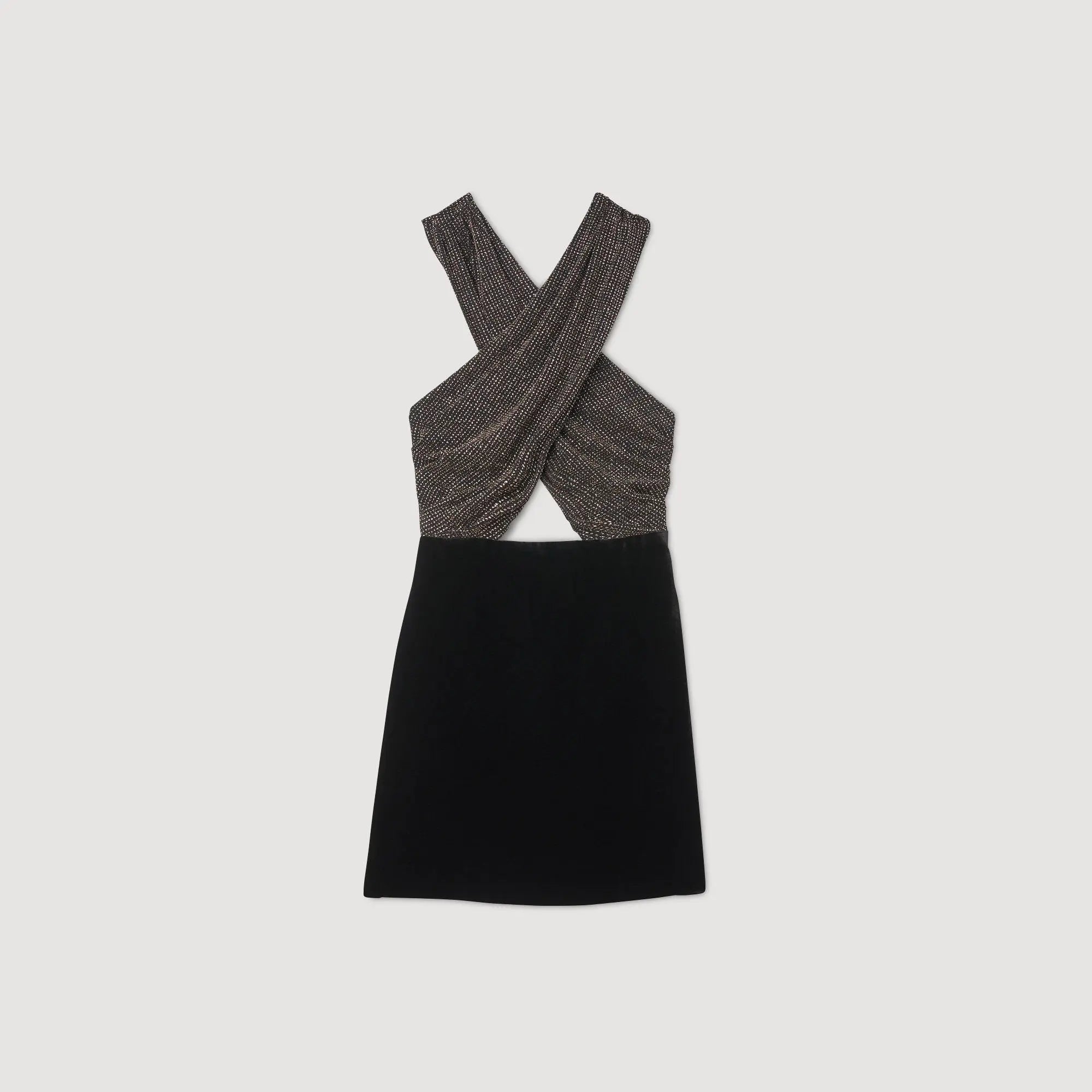Robe courte bimatière - CALVERO