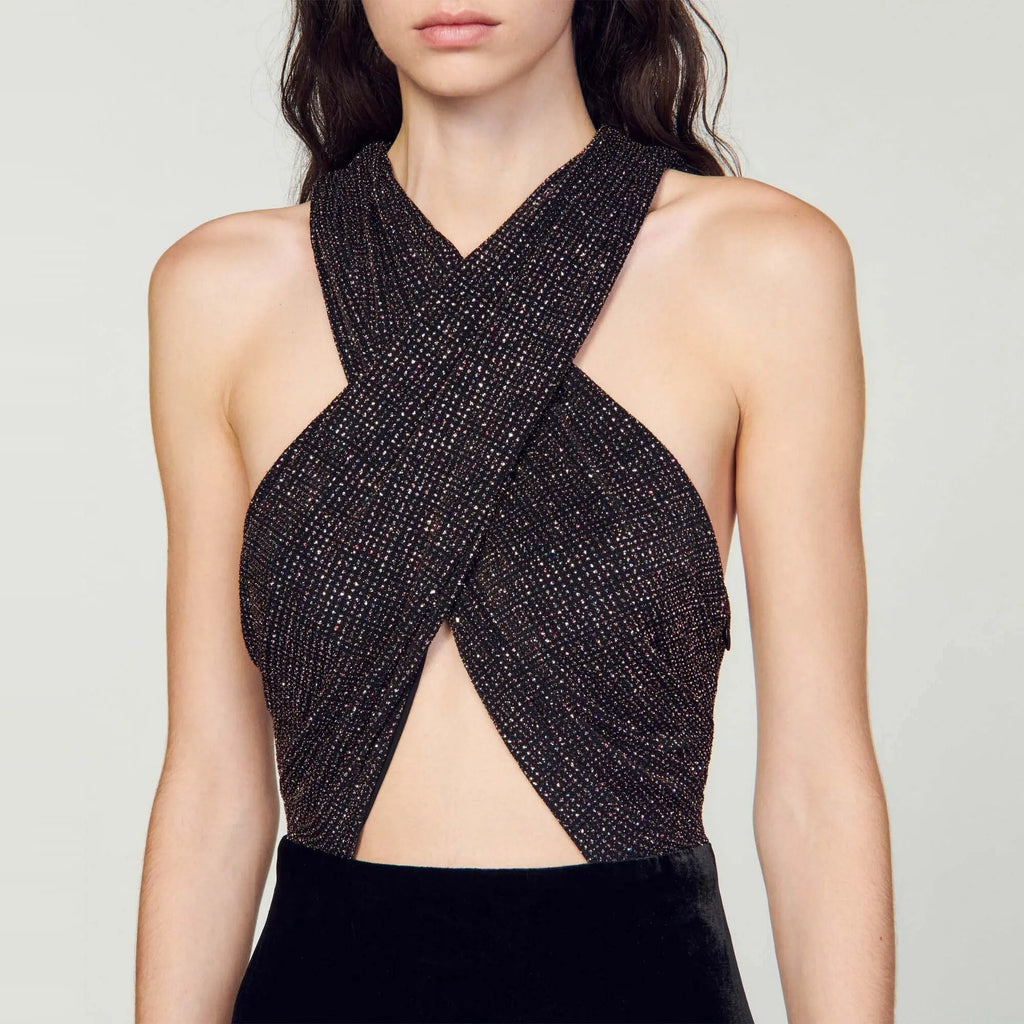 Robe courte bimatière - CALVERO