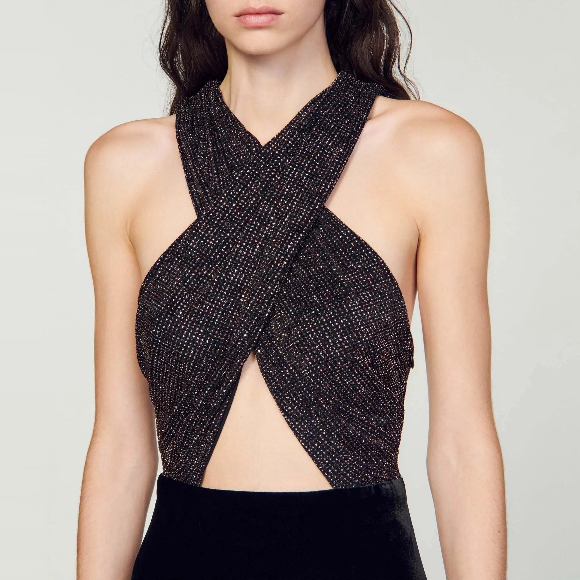 Robe courte bimatière - CALVERO