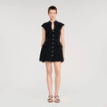 Robe courte boutonnée - CALVERO
