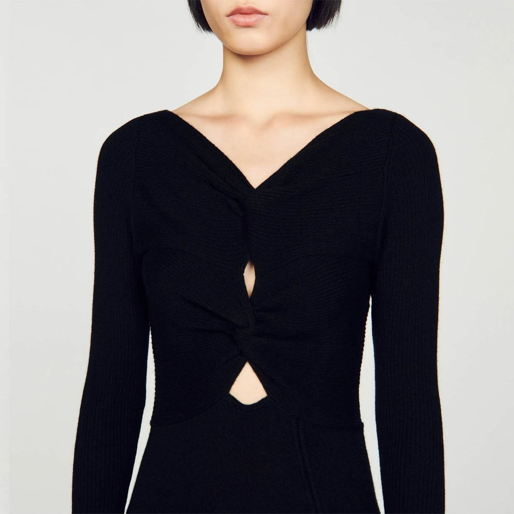 Robe en maille torsadée - CALVERO