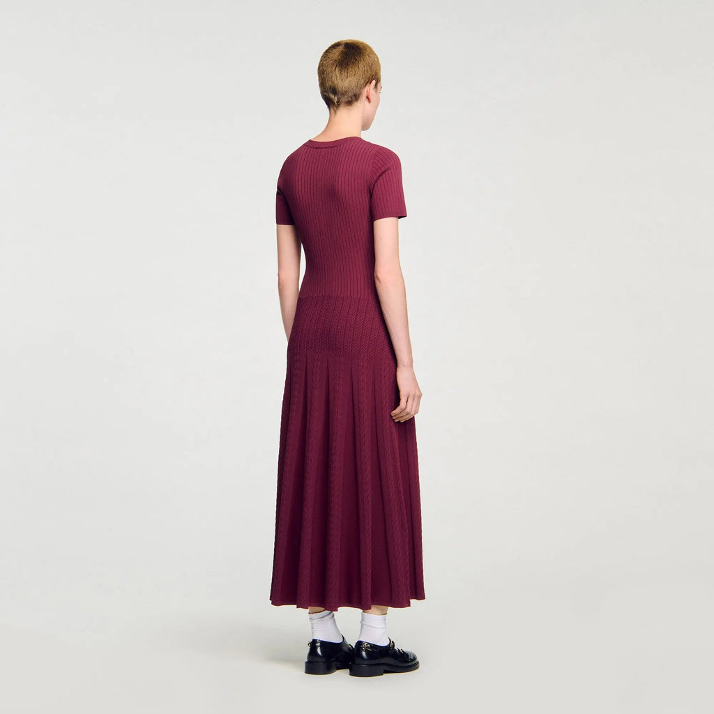 Robe longue en maille - CALVERO