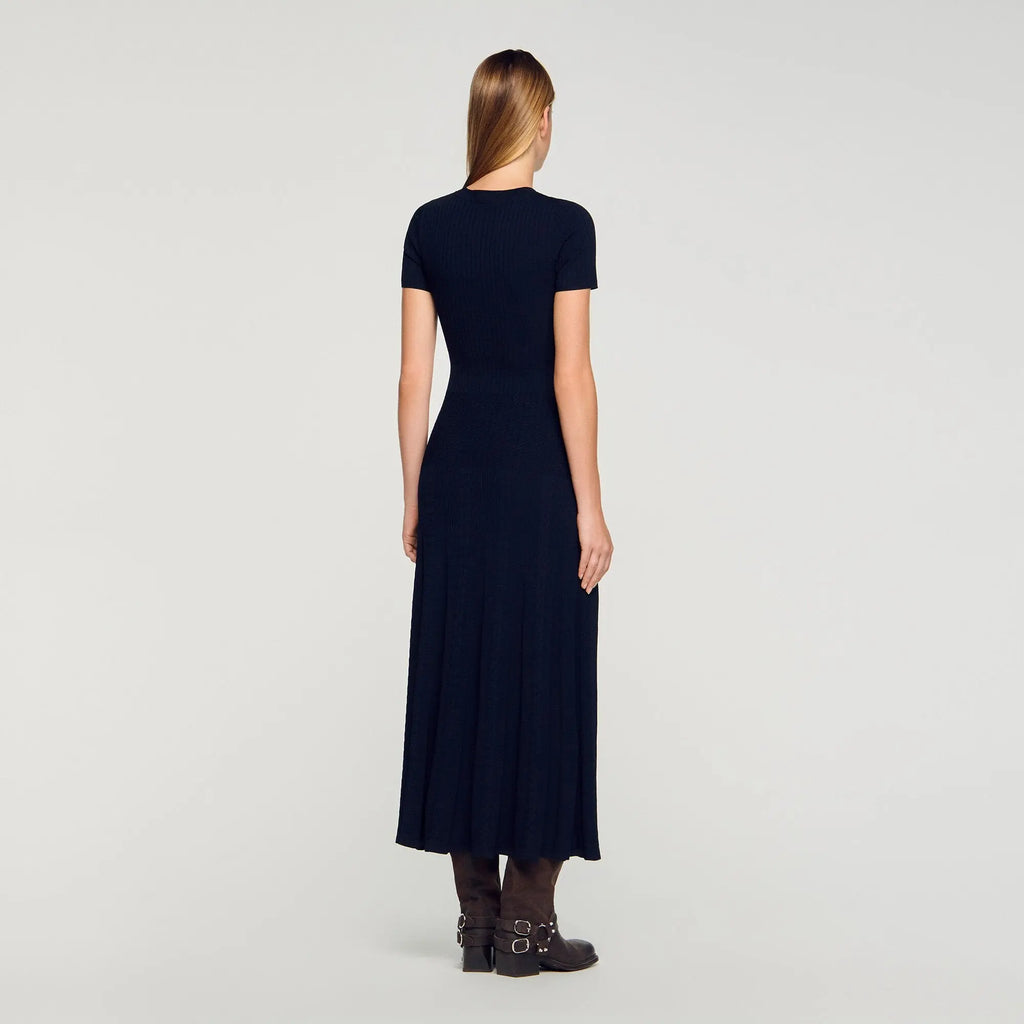 Robe longue en maille - CALVERO
