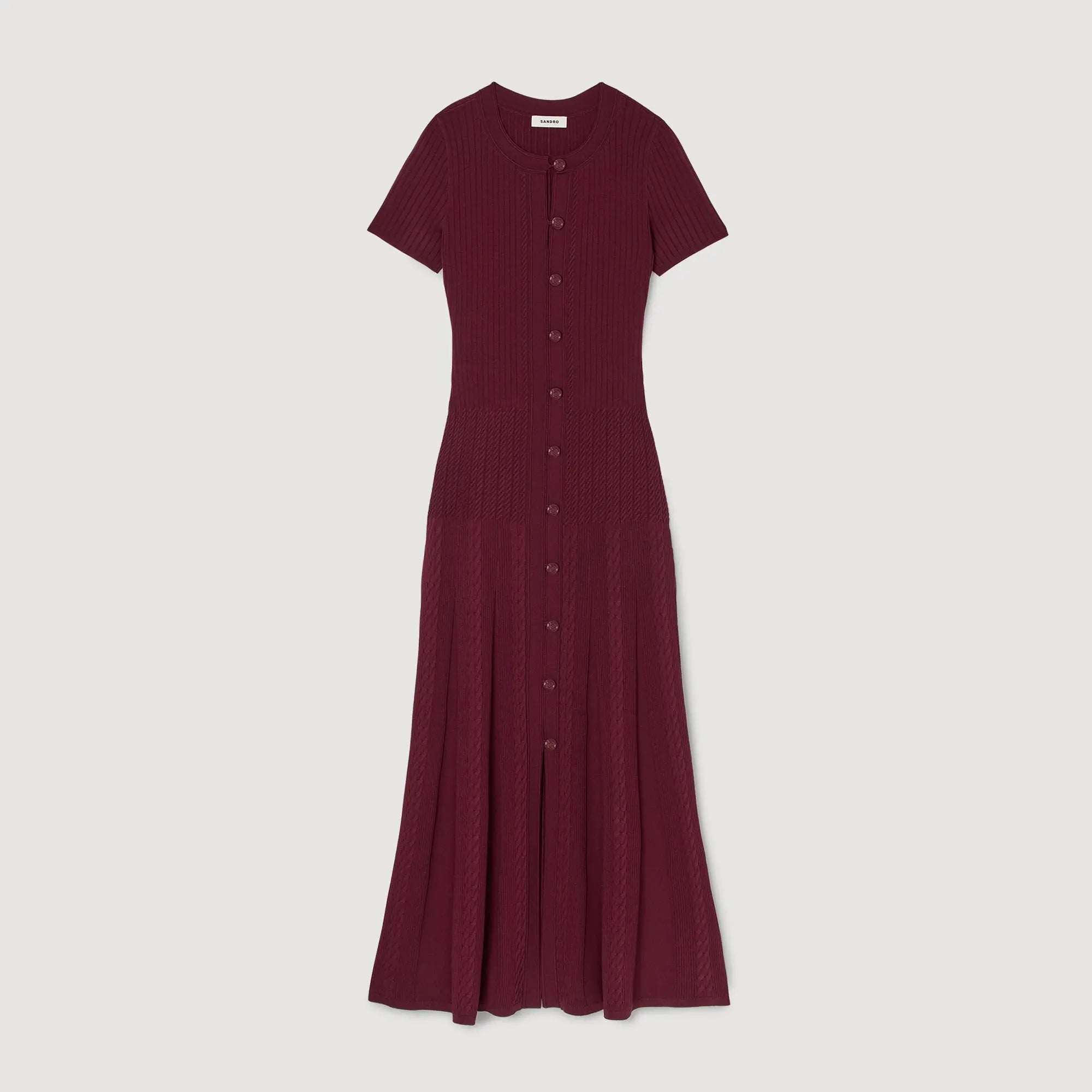 Robe longue en maille - CALVERO