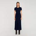 Robe longue en maille - CALVERO