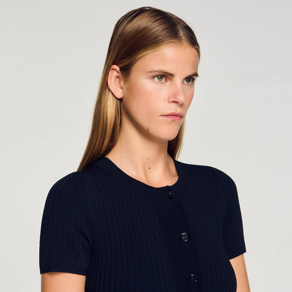 Robe longue en maille - CALVERO
