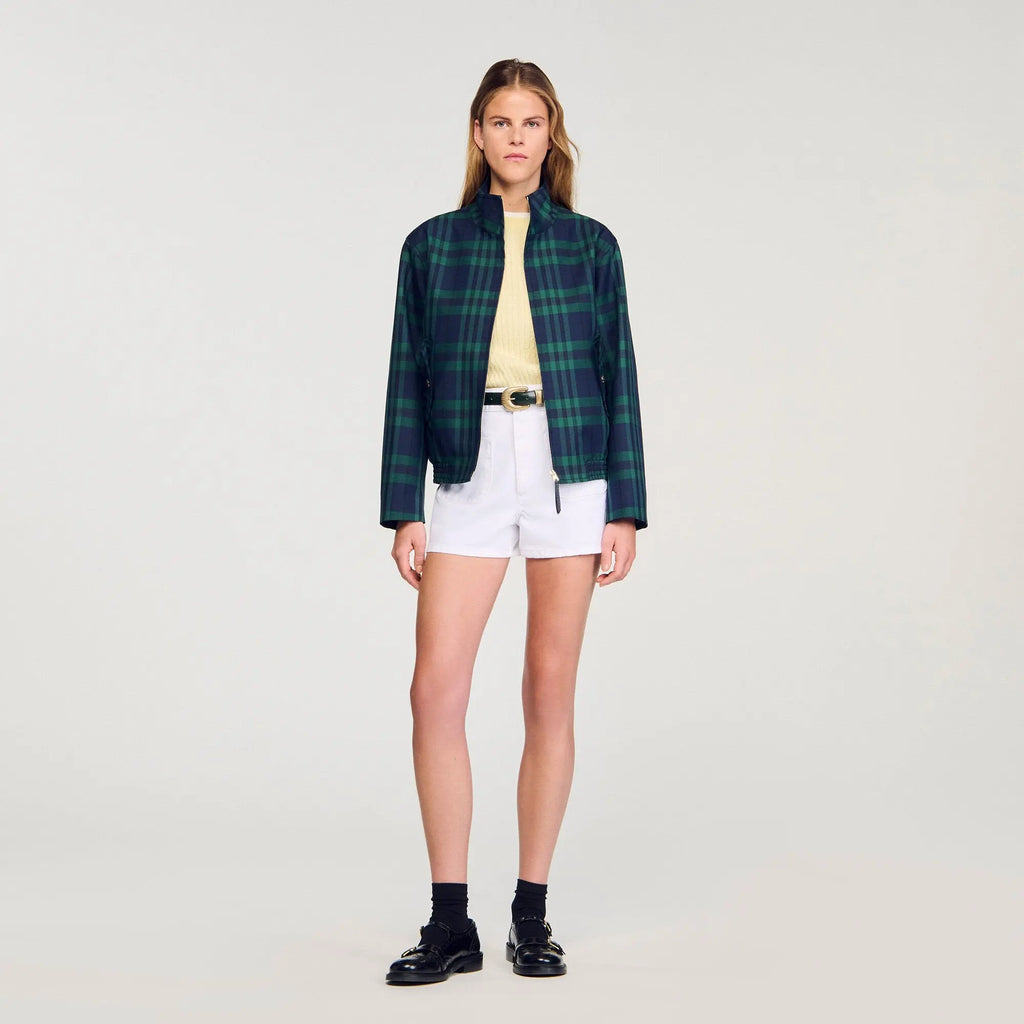 Blouson à carreaux - CALVERO