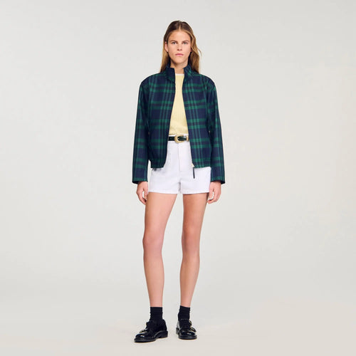 Blouson à carreaux - CALVERO