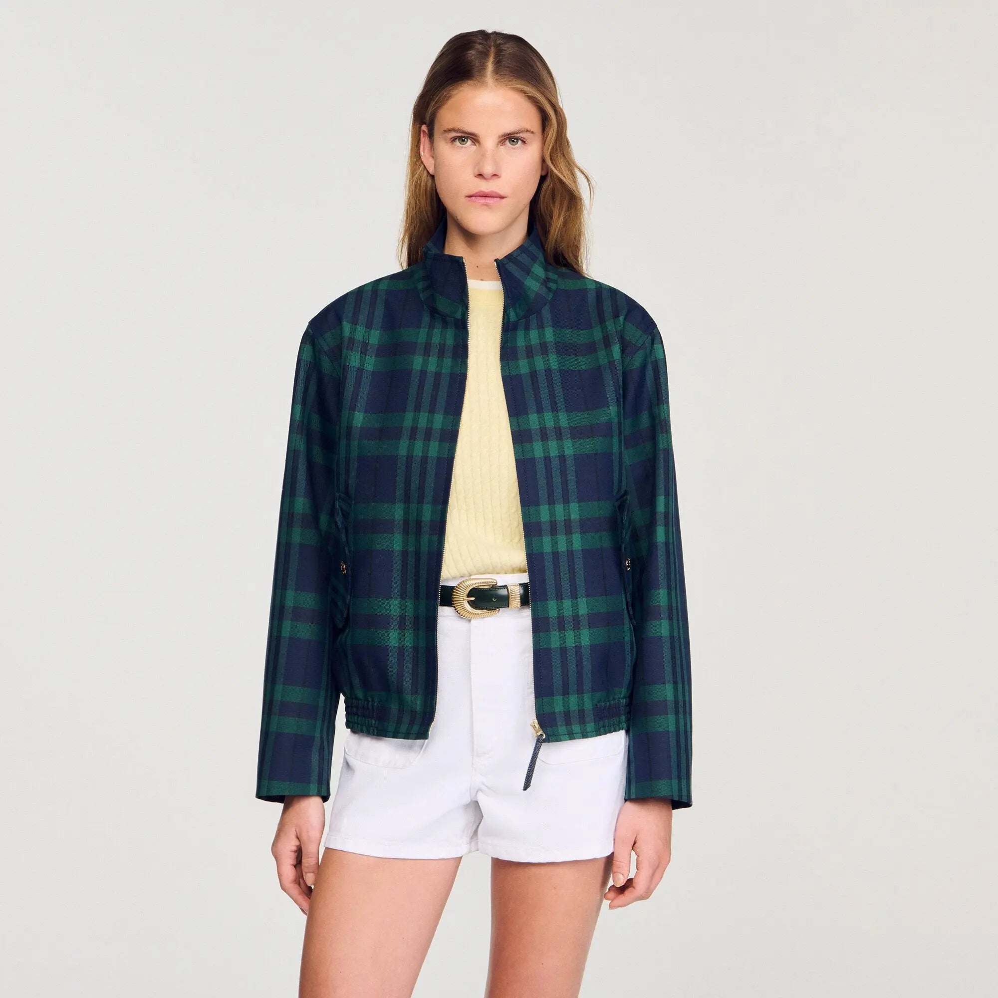 Blouson à carreaux - CALVERO