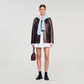 Blouson long en cuir vieilli - CALVERO
