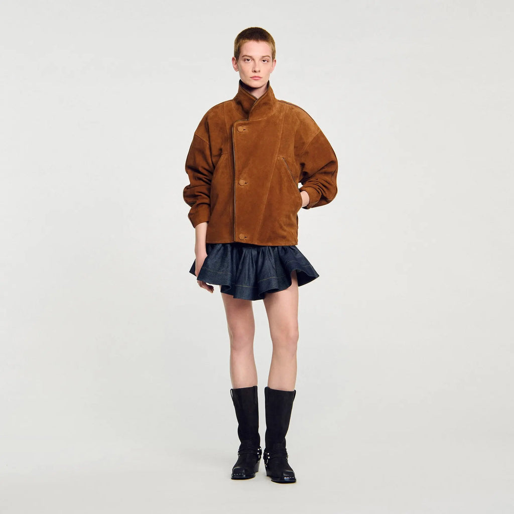 Blouson en daim oversize - CALVERO