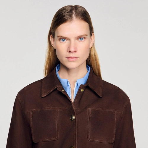 Blouson en suède - CALVERO
