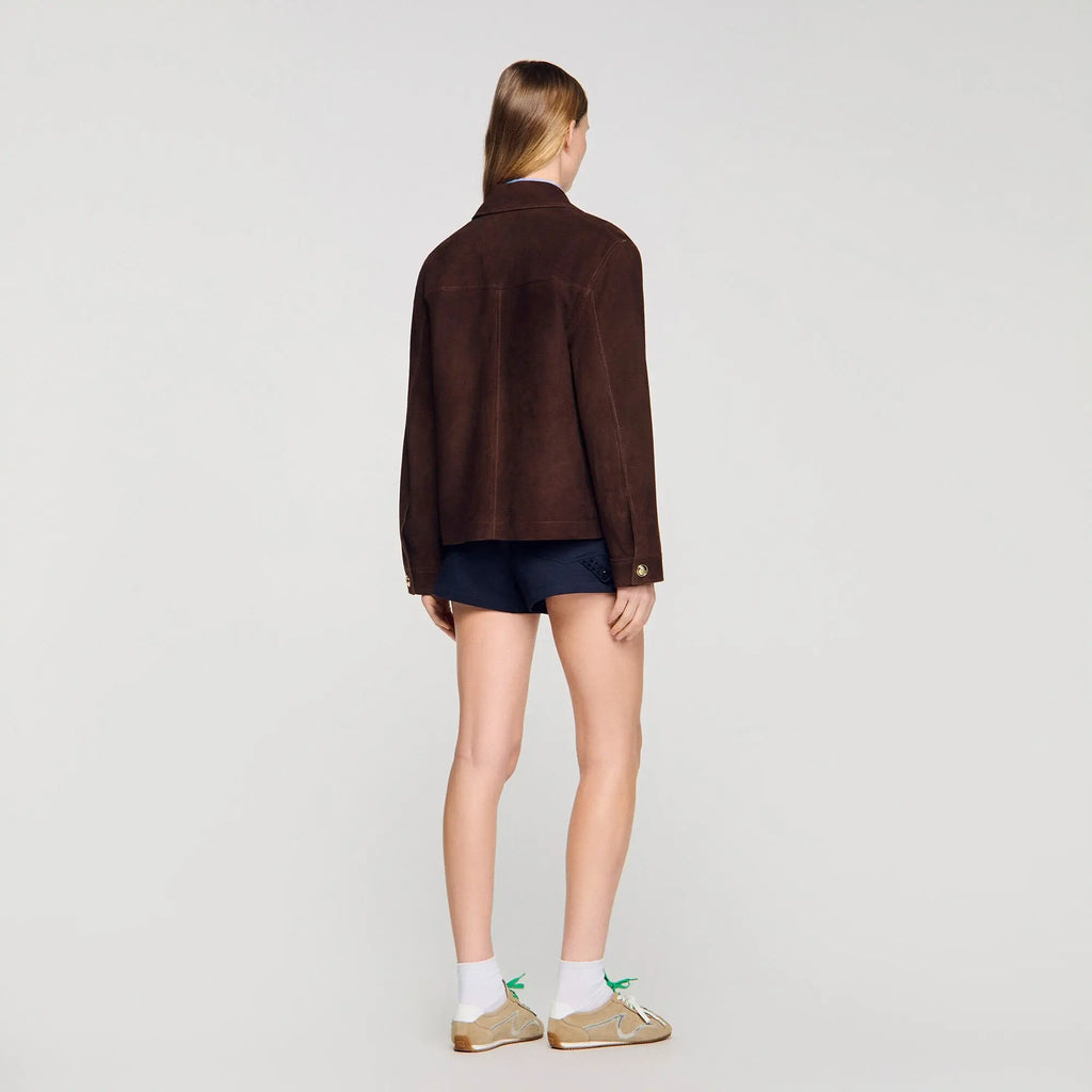 Blouson en suède - CALVERO