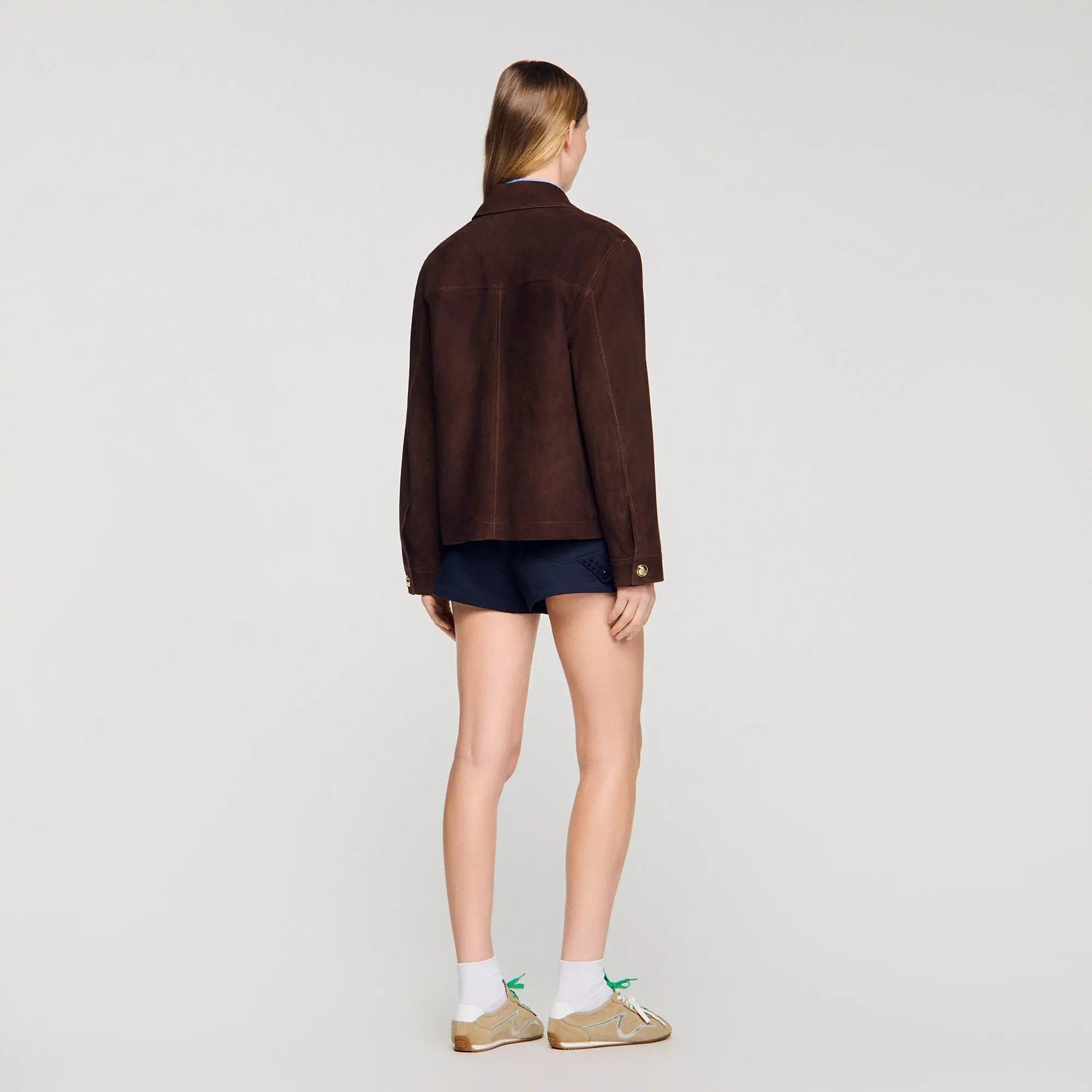 Blouson en suède - CALVERO