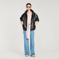 veste en cuir vieilli - CALVERO