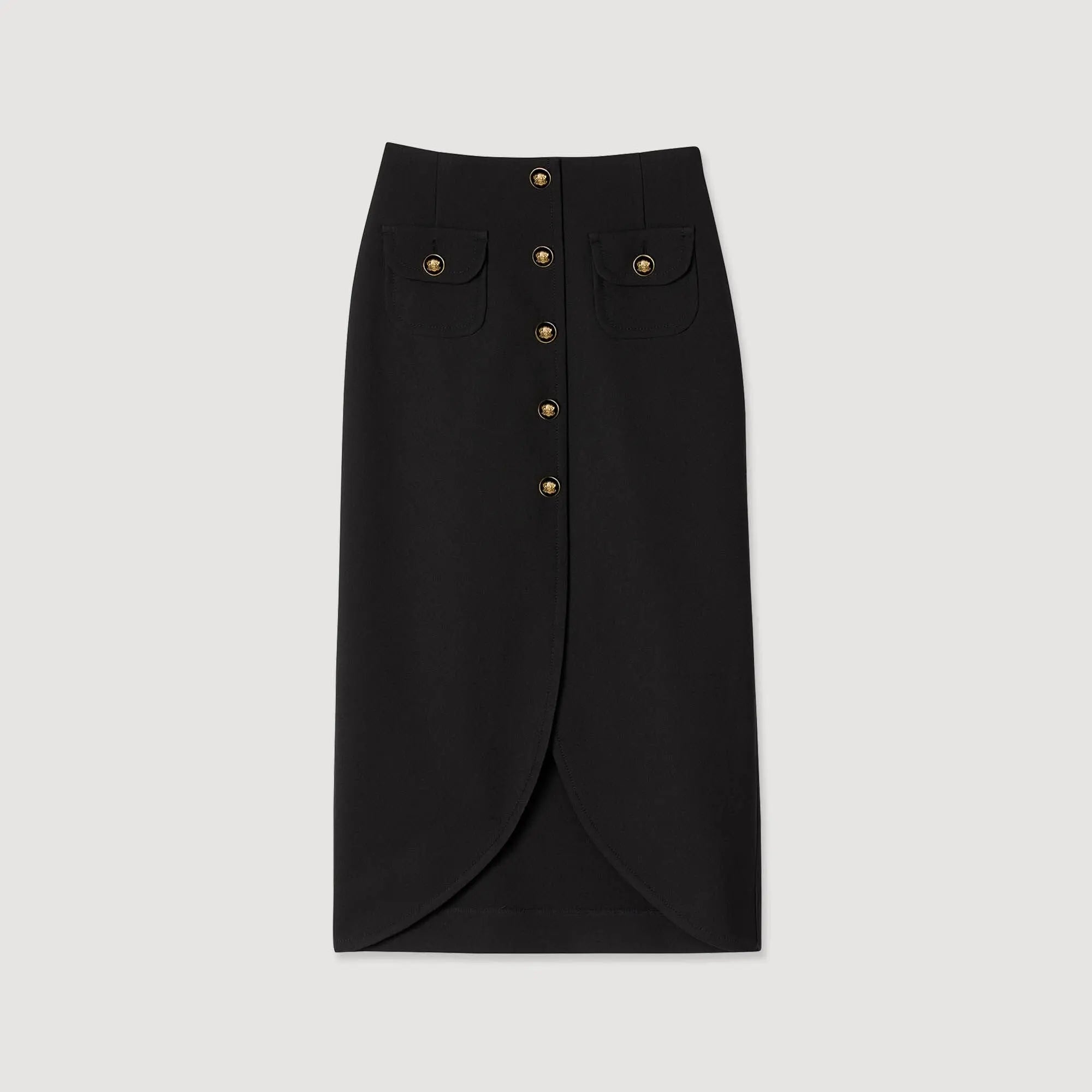 Jupe midi boutonnée - CALVERO
