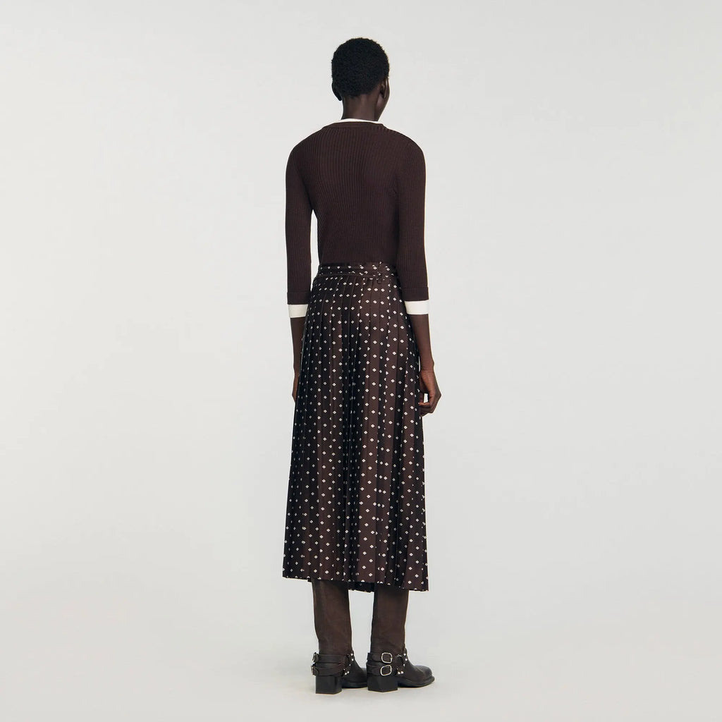 Jupe longue à imprimé foulard - CALVERO