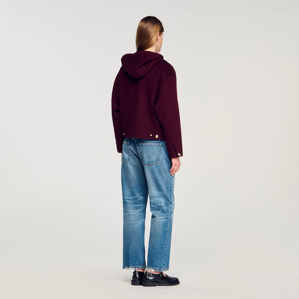 Veste à capuche en laine - CALVERO