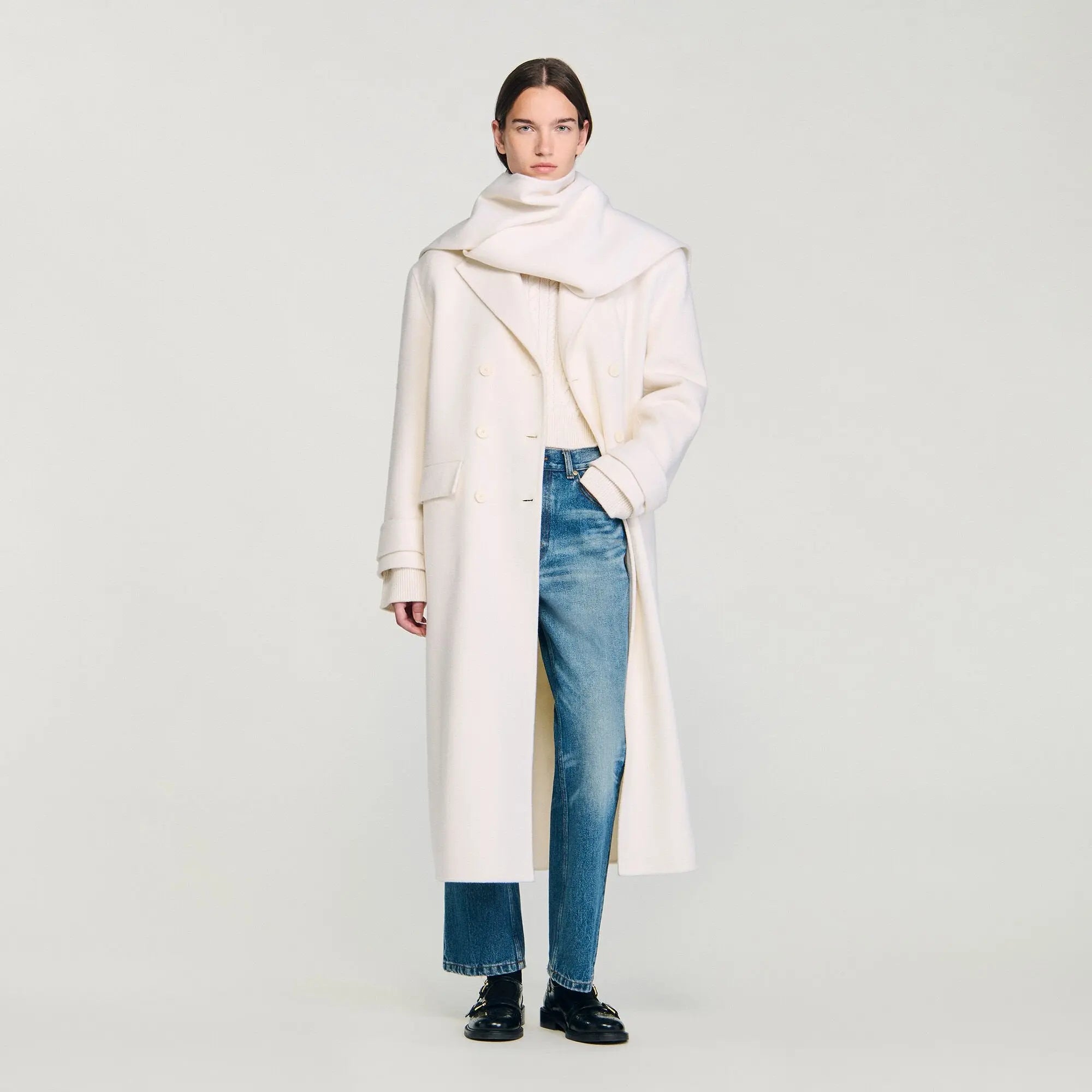 Manteau oversize en laine - CALVERO