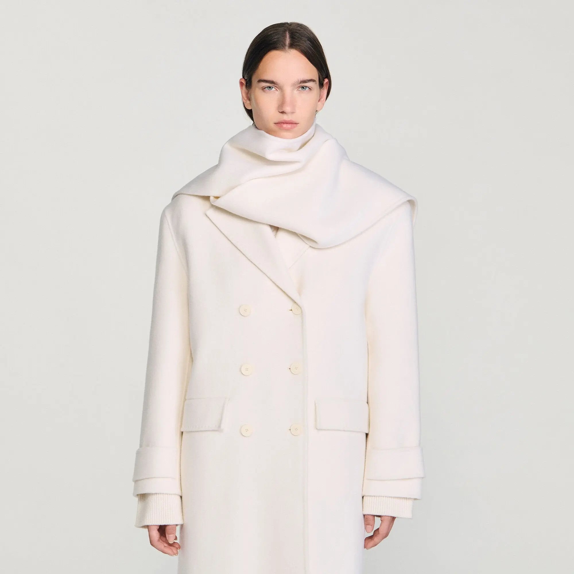 Manteau oversize en laine - CALVERO