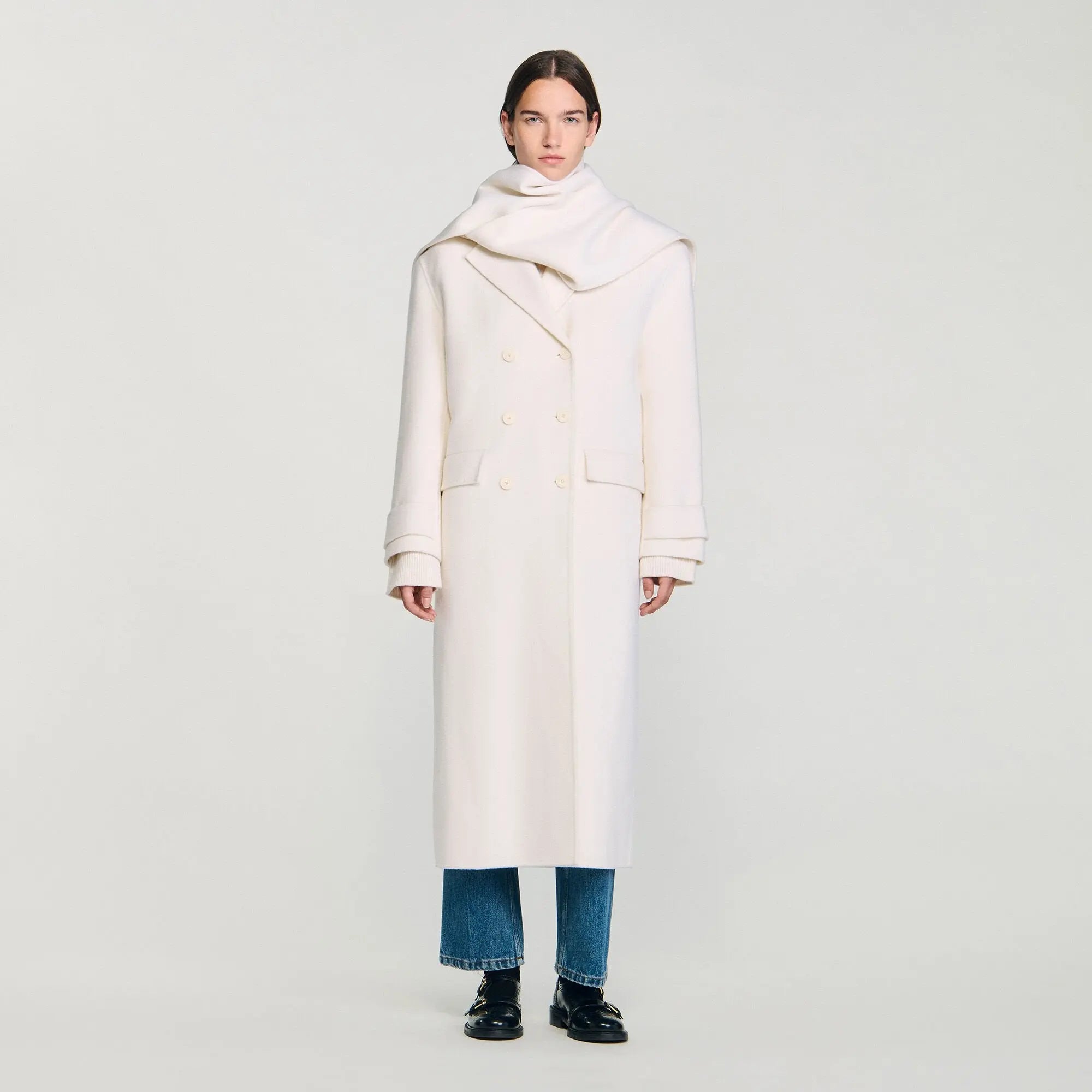 Manteau oversize en laine - CALVERO