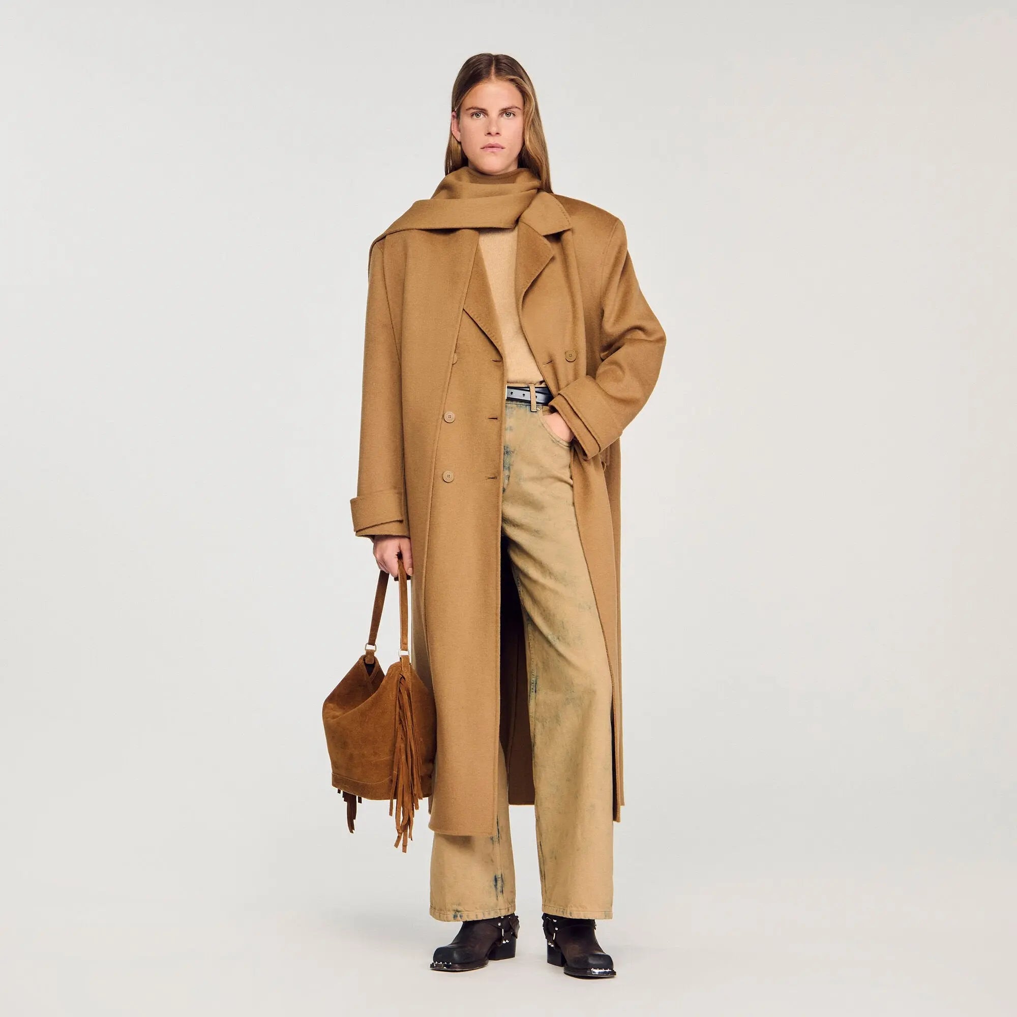 Manteau oversize en laine - CALVERO