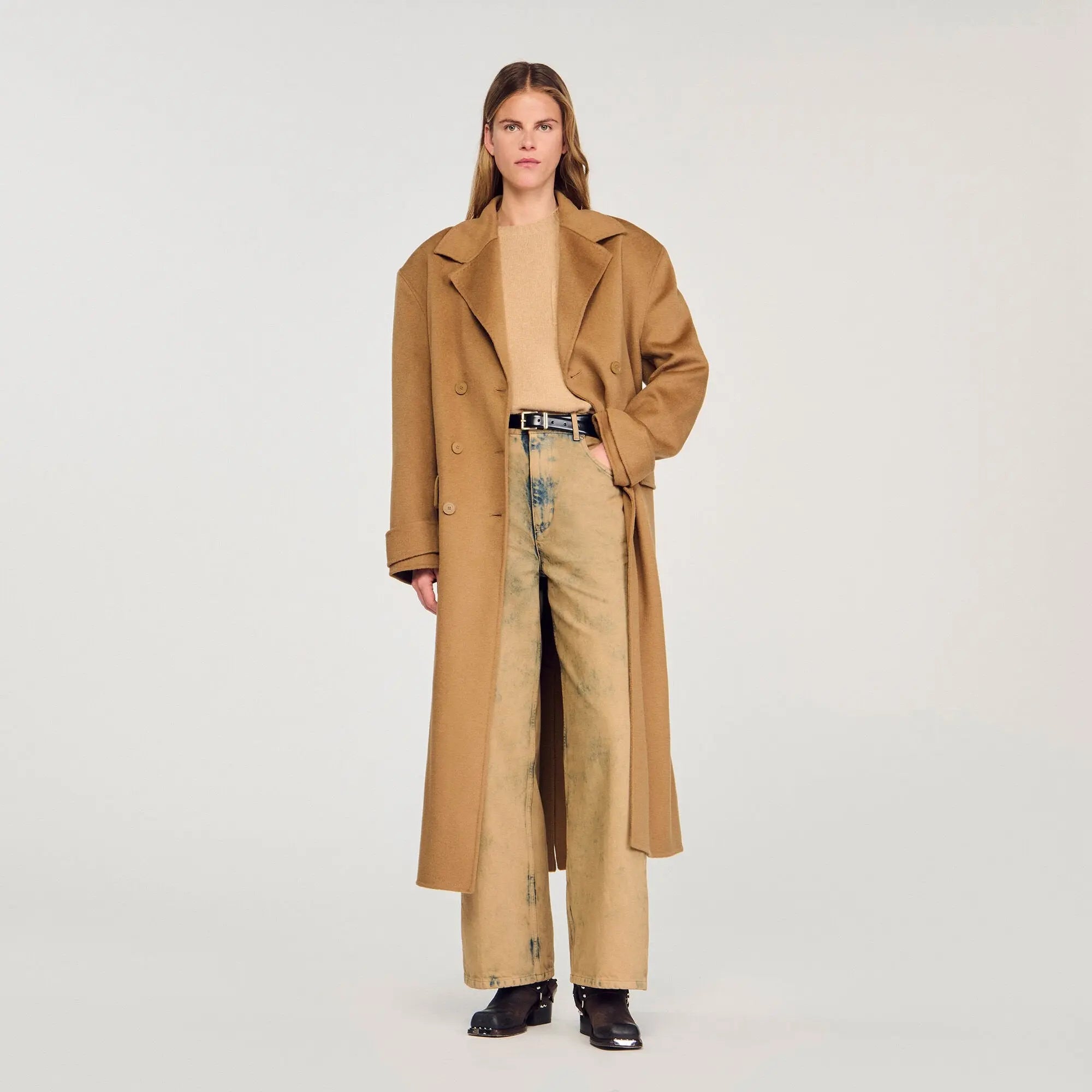 Manteau oversize en laine - CALVERO