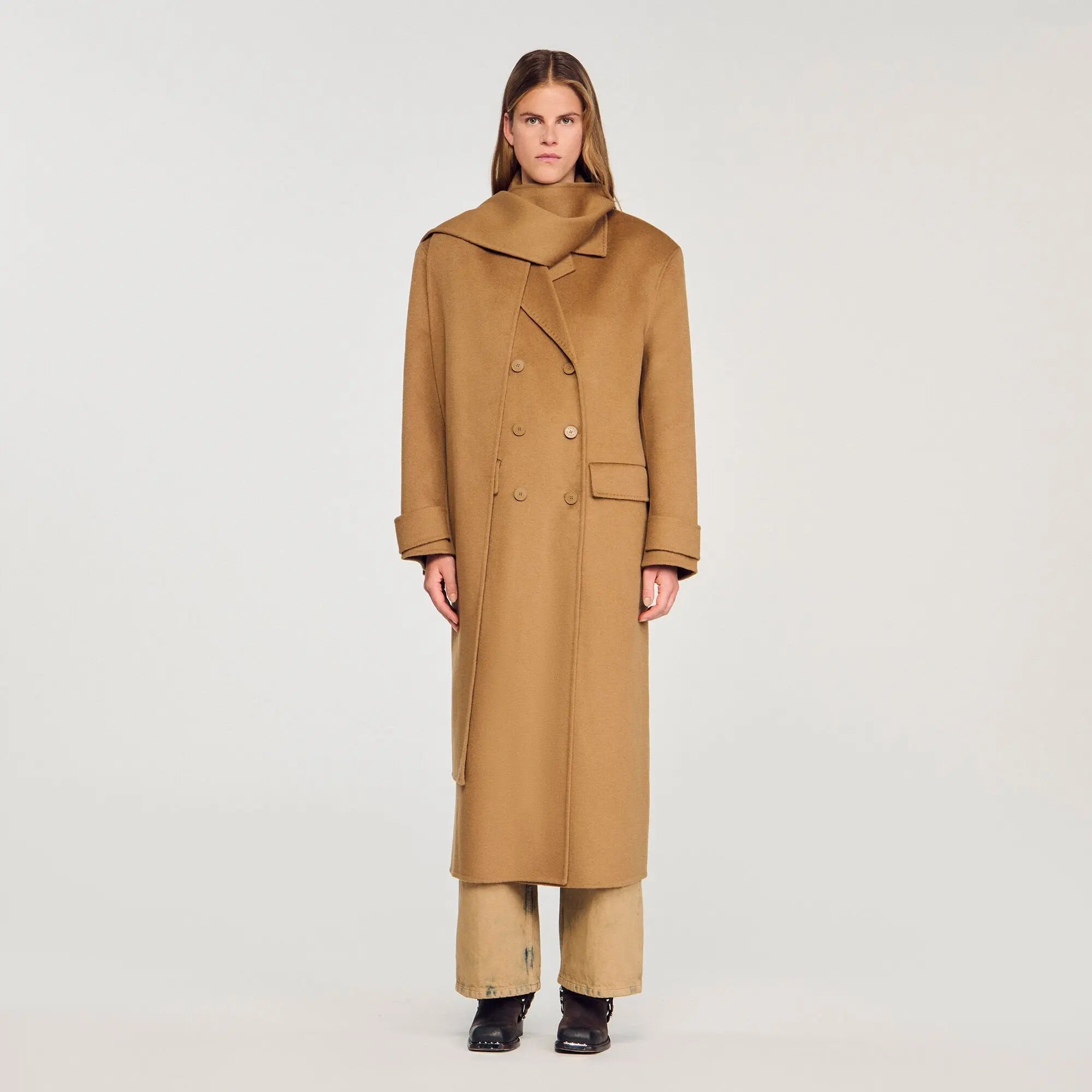 Manteau oversize en laine - CALVERO