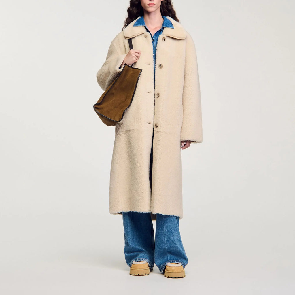 Manteau en peau lainée - CALVERO