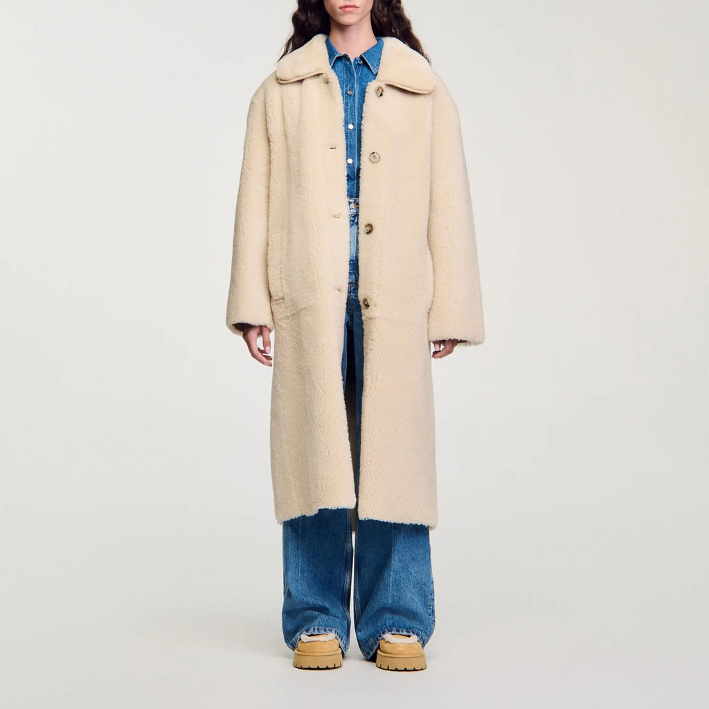 Manteau en peau lainée - CALVERO