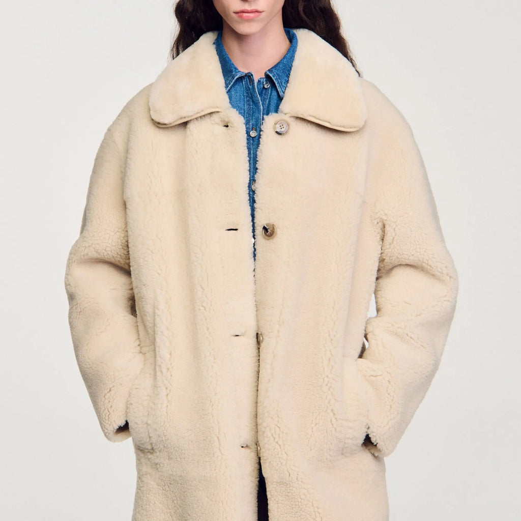Manteau en peau lainée - CALVERO