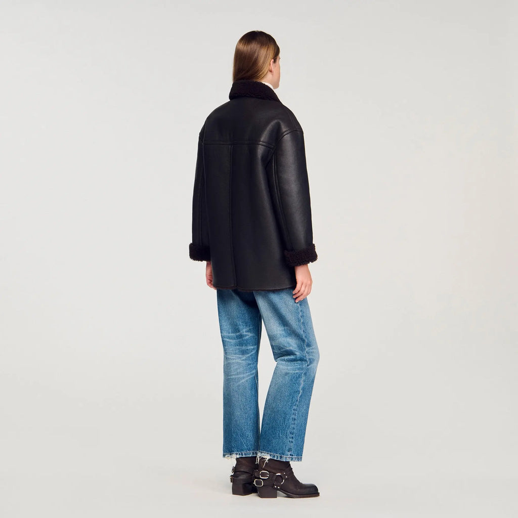 Manteau peau lainée - CALVERO
