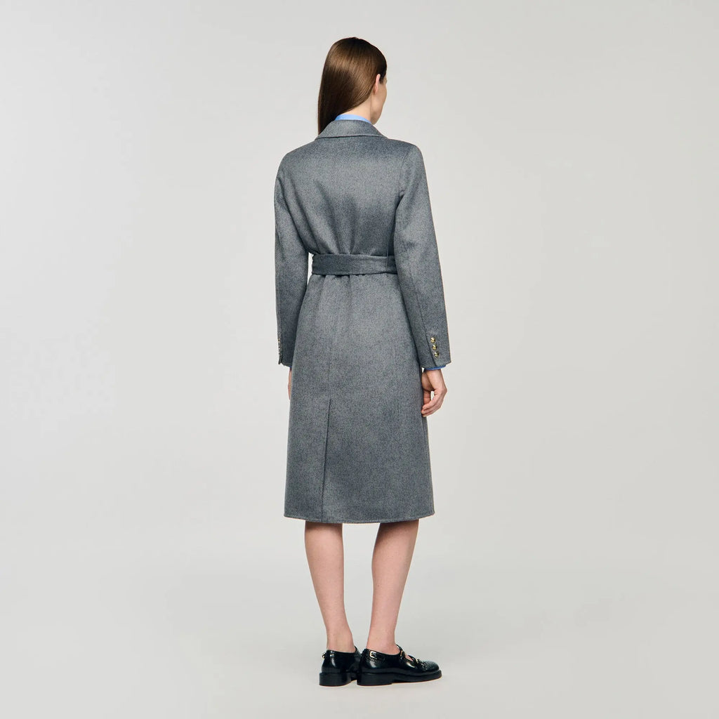 Manteau à carreaux double face - CALVERO