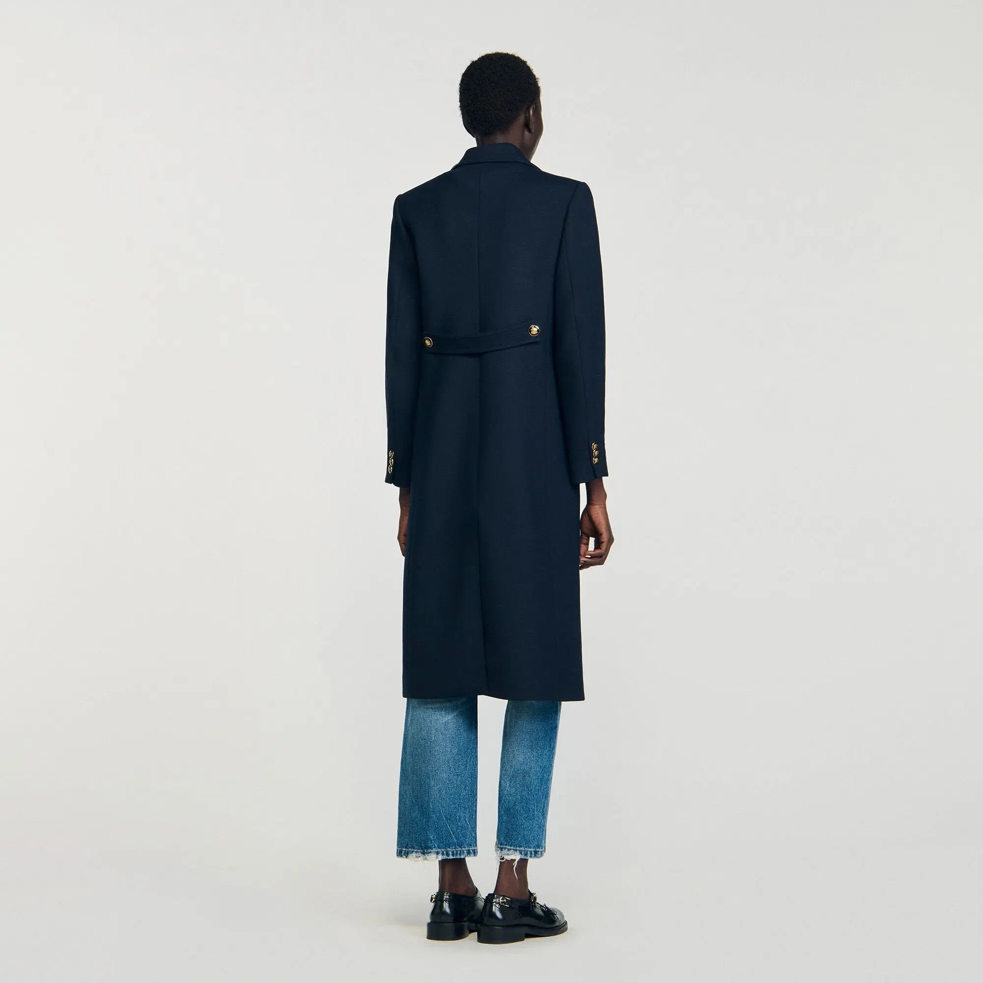 Manteau long croisé - CALVERO