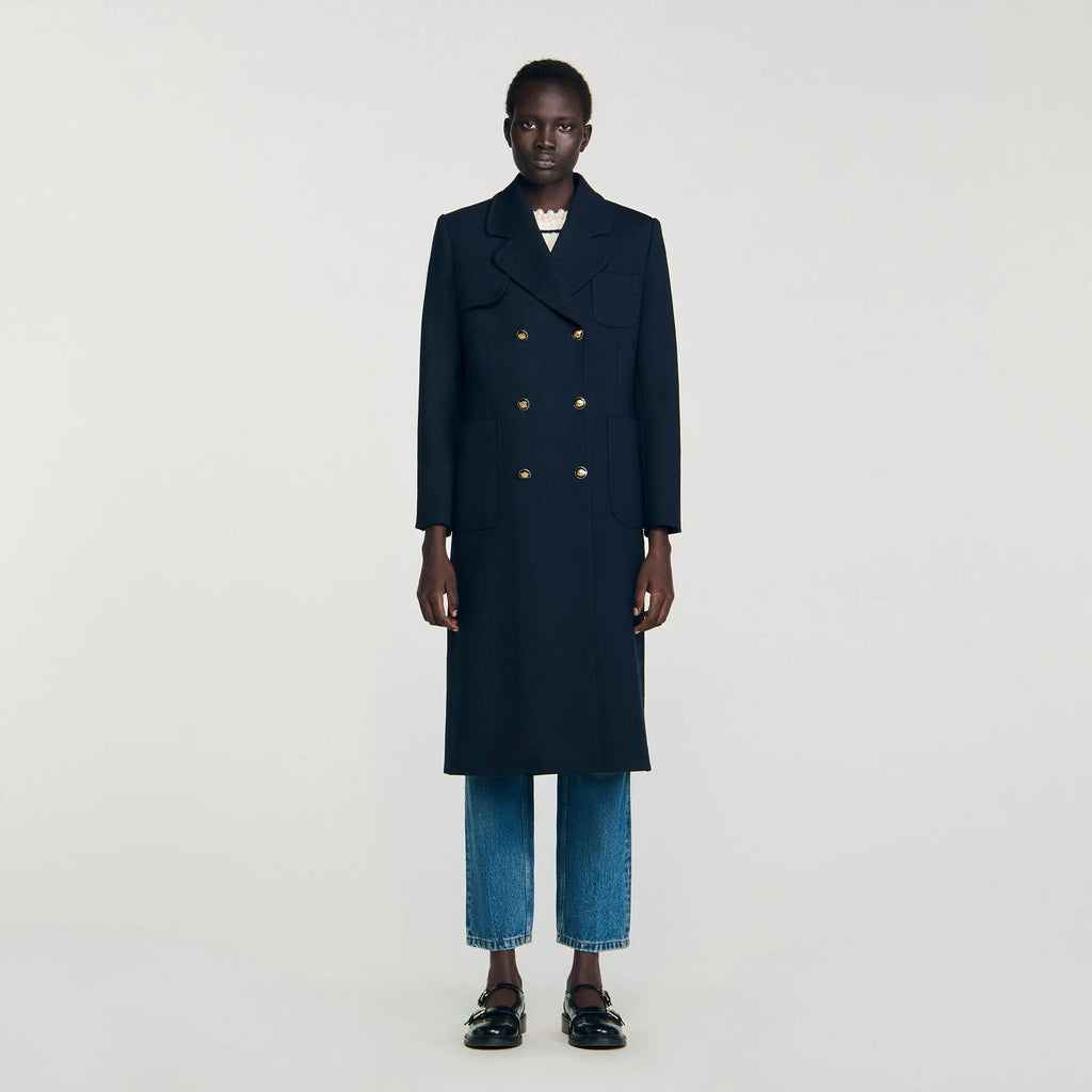 Manteau long croisé - CALVERO