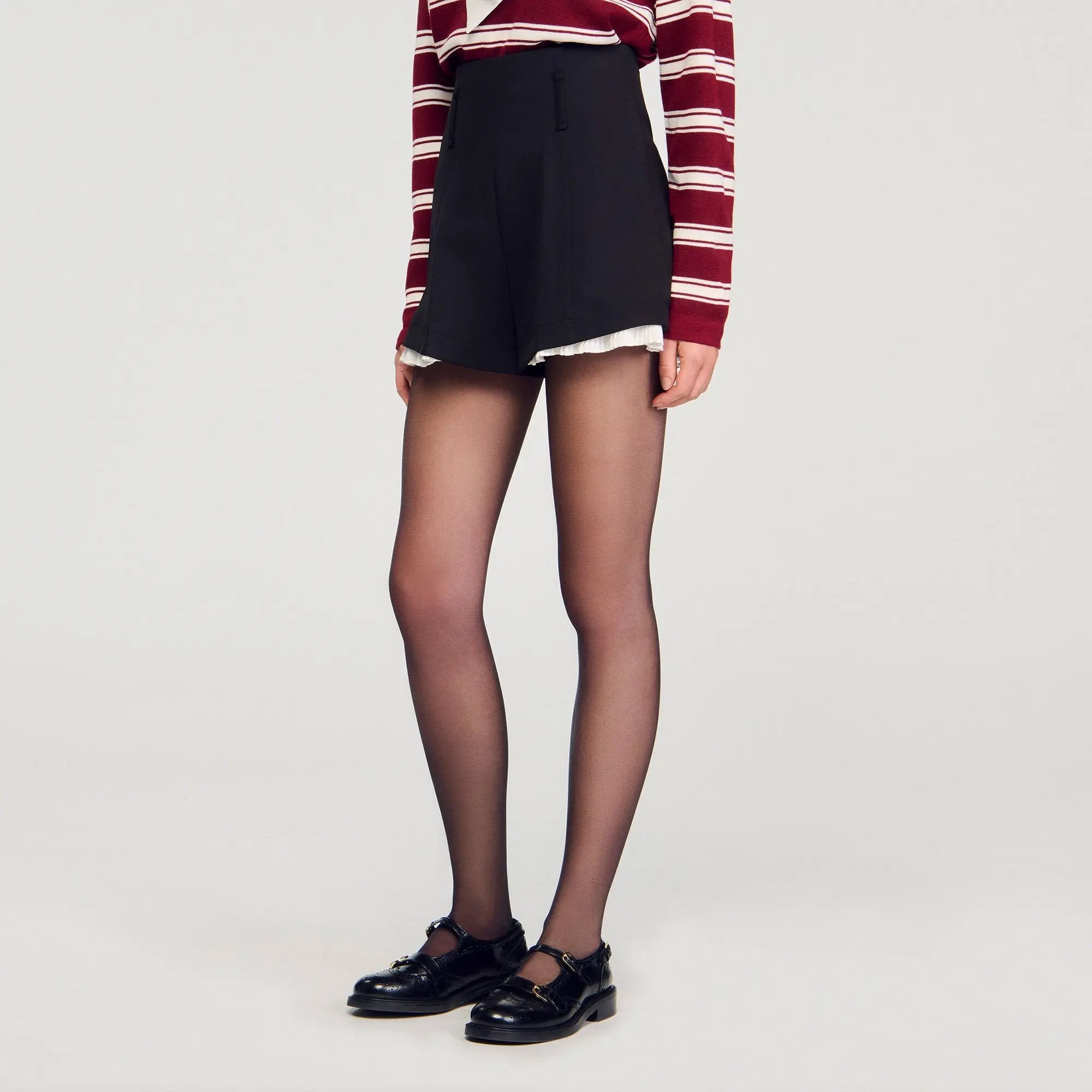 Short de tailleur à volant - CALVERO