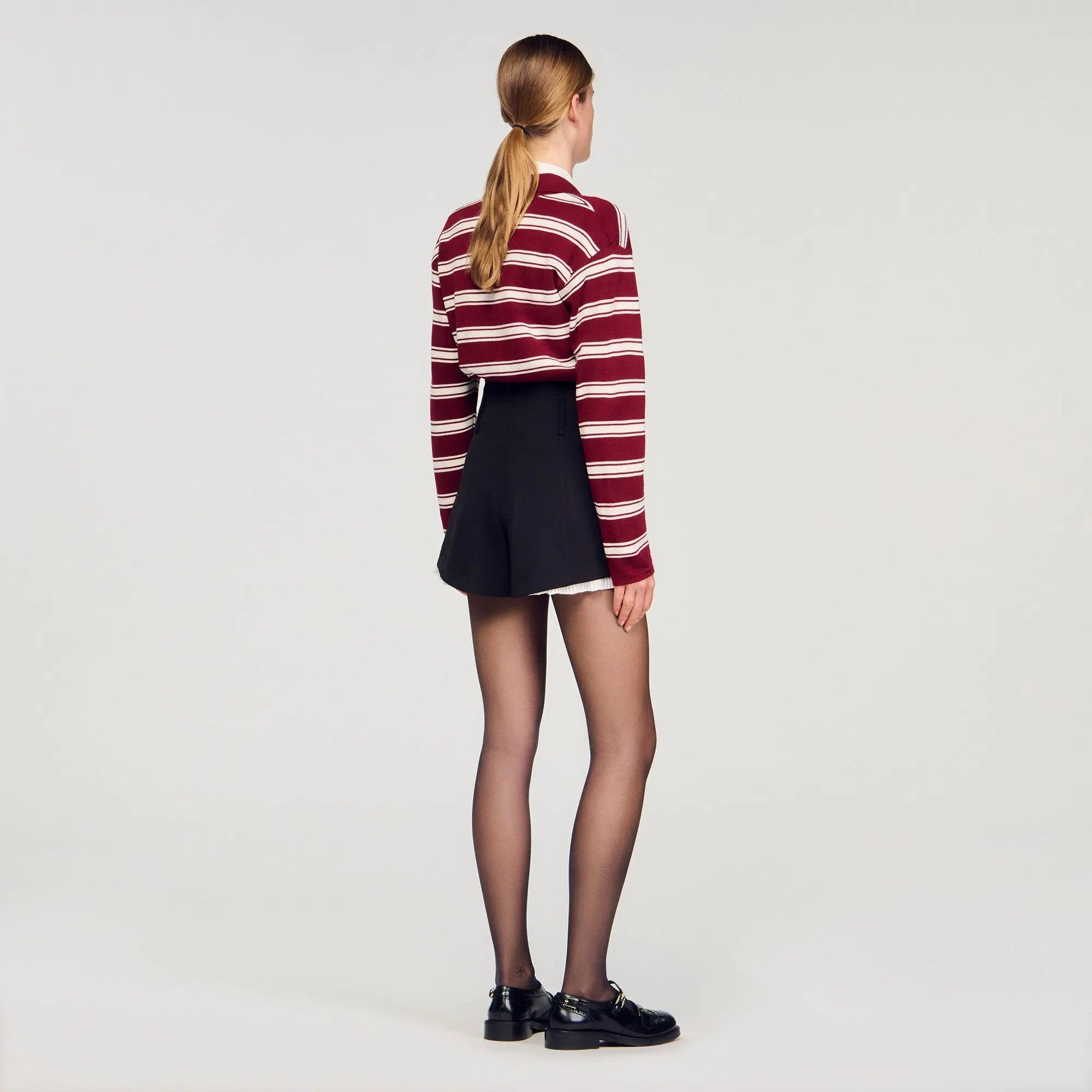 Short de tailleur à volant - CALVERO