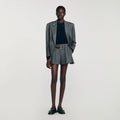 Short plissé avec ceinture - CALVERO
