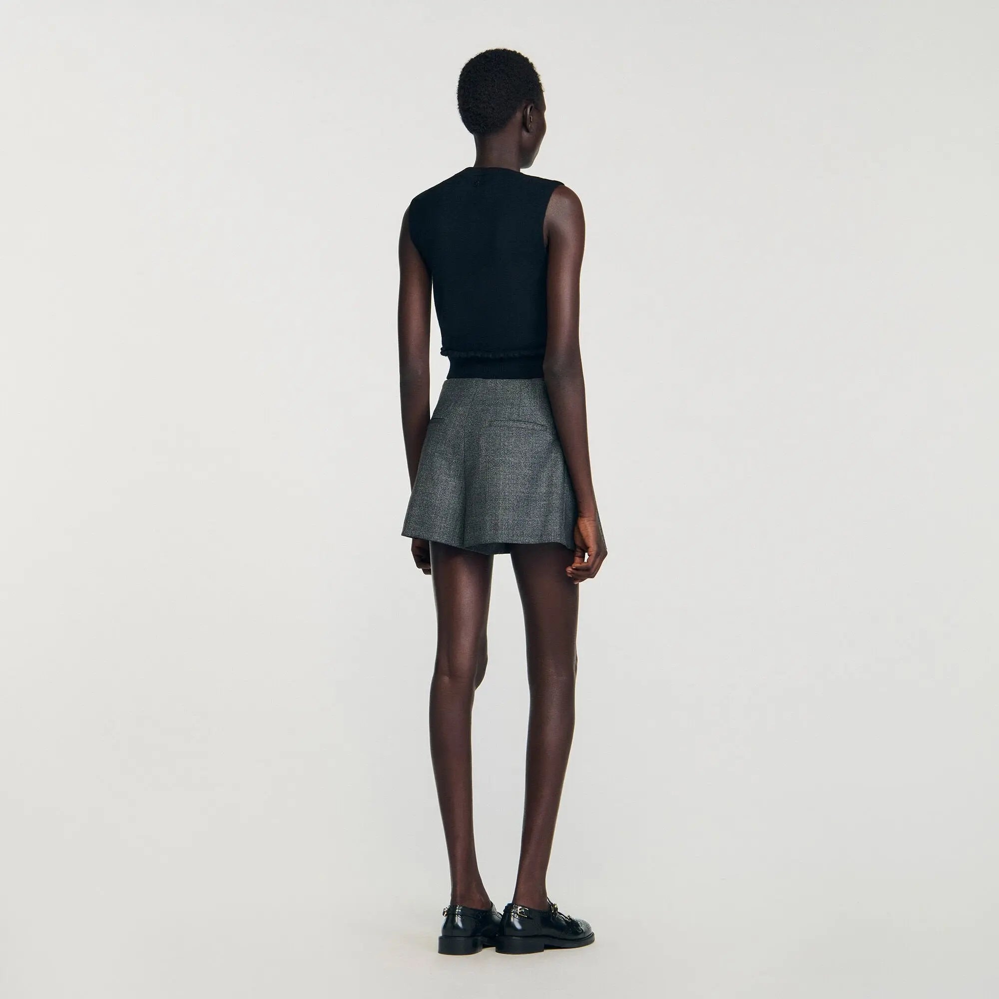 Short plissé avec ceinture - CALVERO
