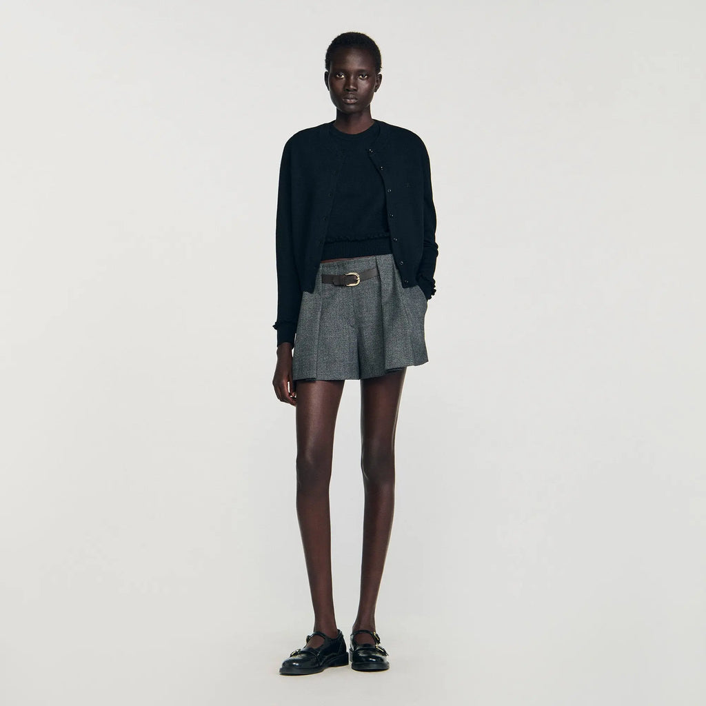 Short plissé avec ceinture - CALVERO