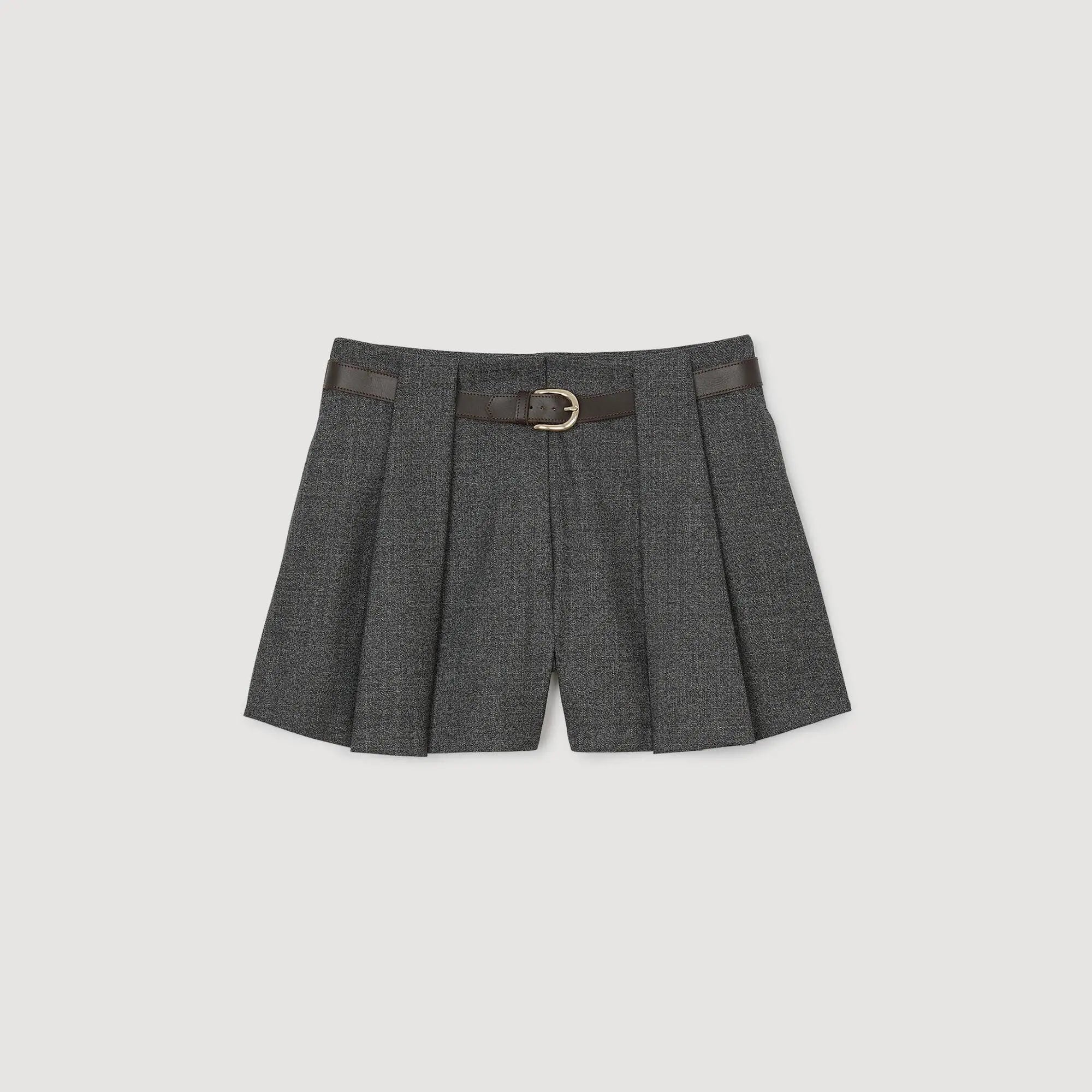 Short plissé avec ceinture - CALVERO