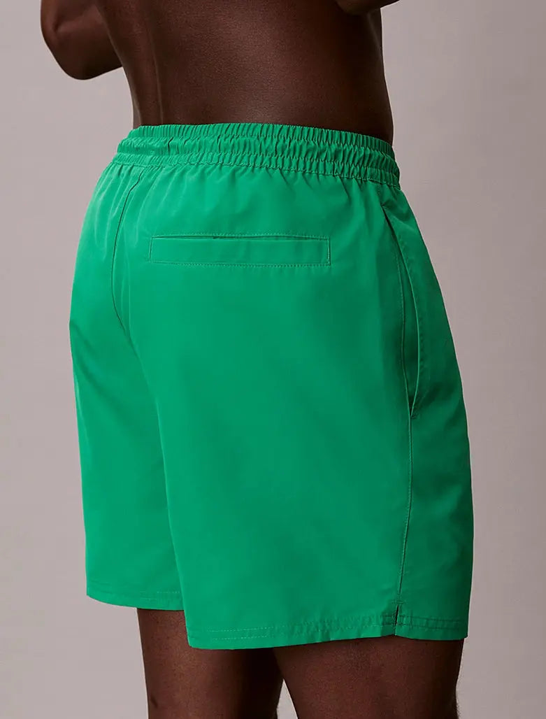 Short de bain mi-long avec cordon de serrage - CK Monogram - CALVERO