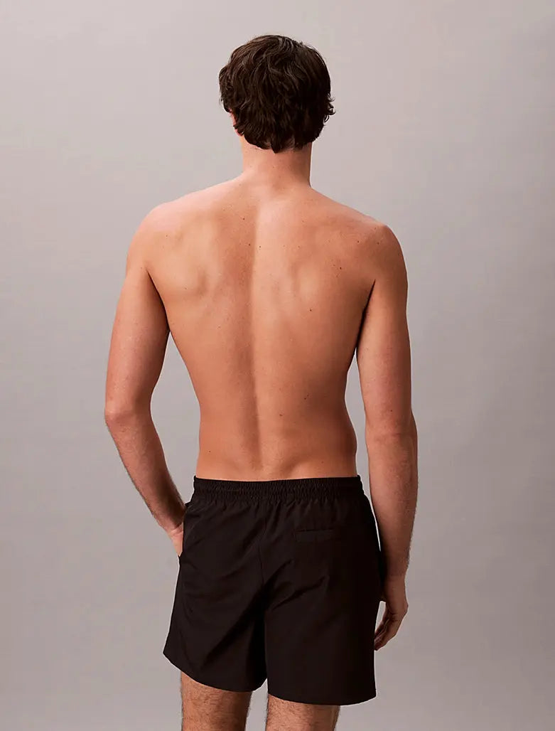 Short de bain mi-long avec cordon de serrage - CK Monogram - CALVERO