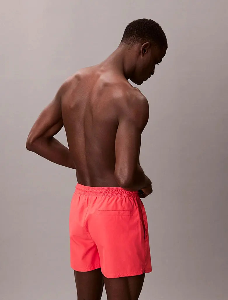 Short de bain mi-long avec cordon de serrage - CK Monogram - CALVERO