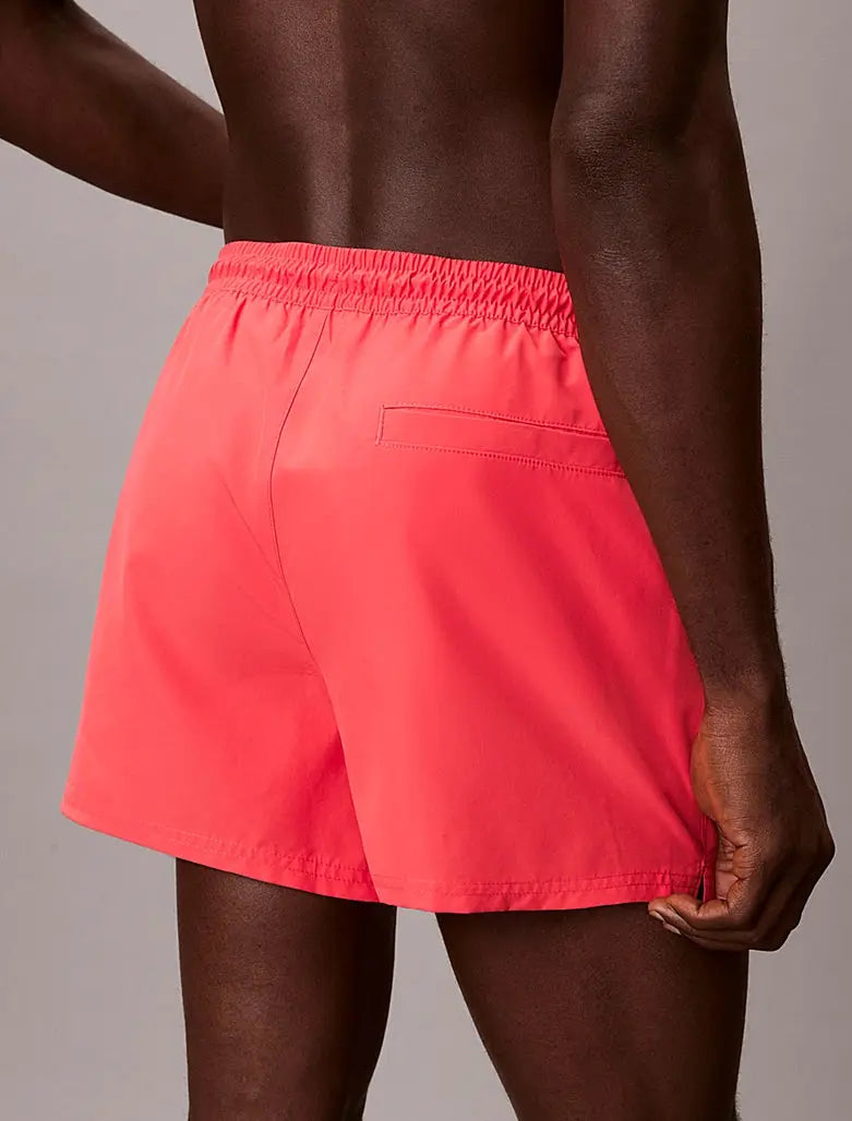 Short de bain mi-long avec cordon de serrage - CK Monogram - CALVERO